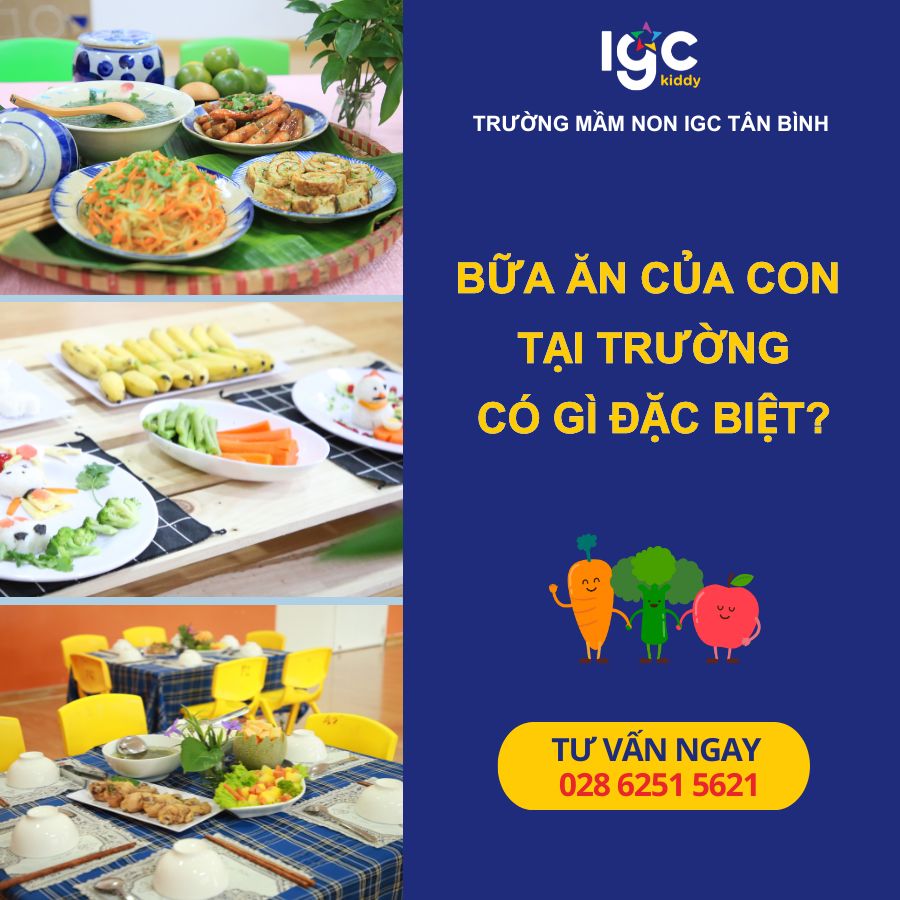 BỮA ĂN CỦA CON TẠI TRƯỜNG CÓ GÌ ĐẶC BIỆT?