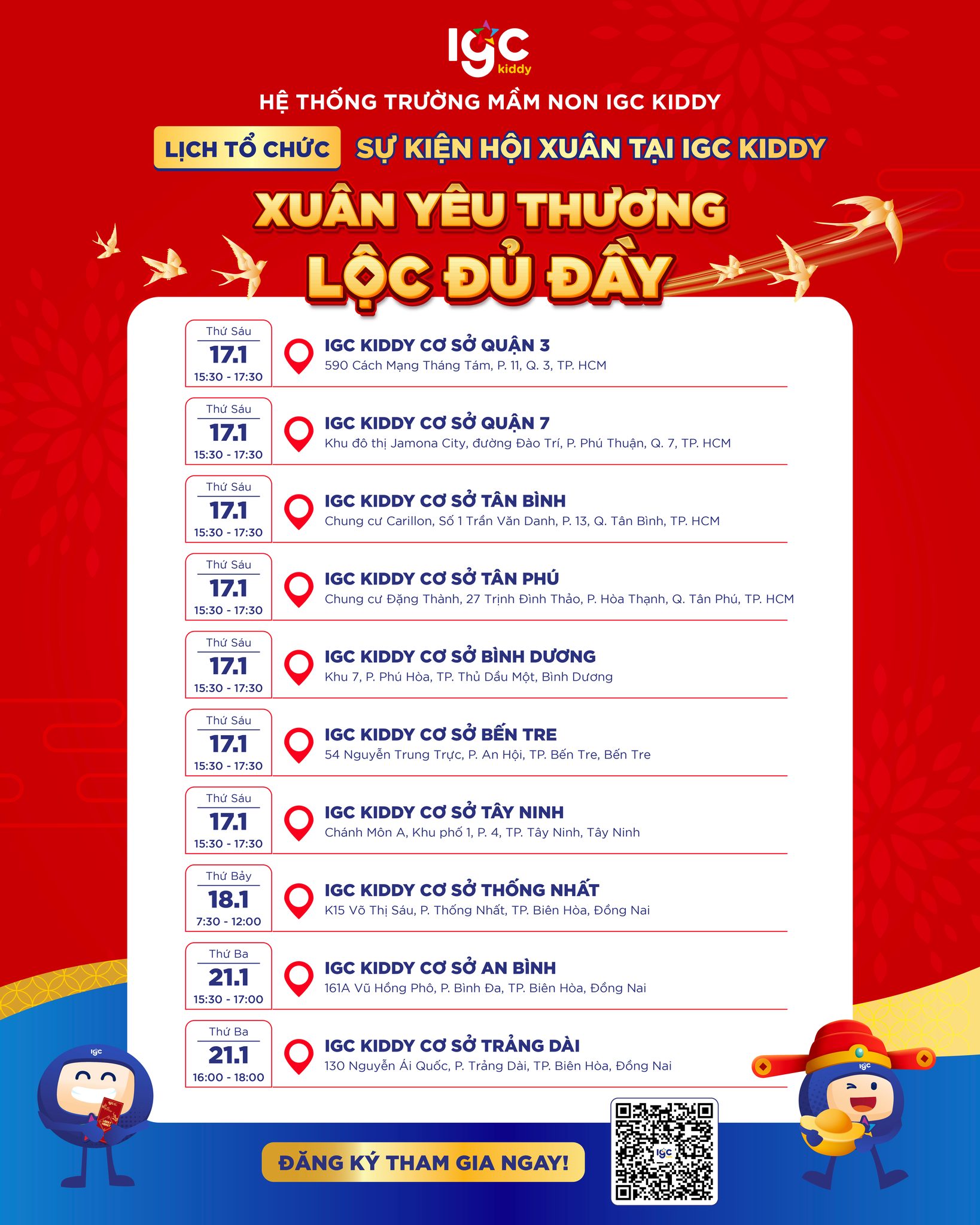 ĐĂNG KÝ THAM GIA SỰ KIỆN HỘI XUÂN 2025 TẠI IGC KIDDY