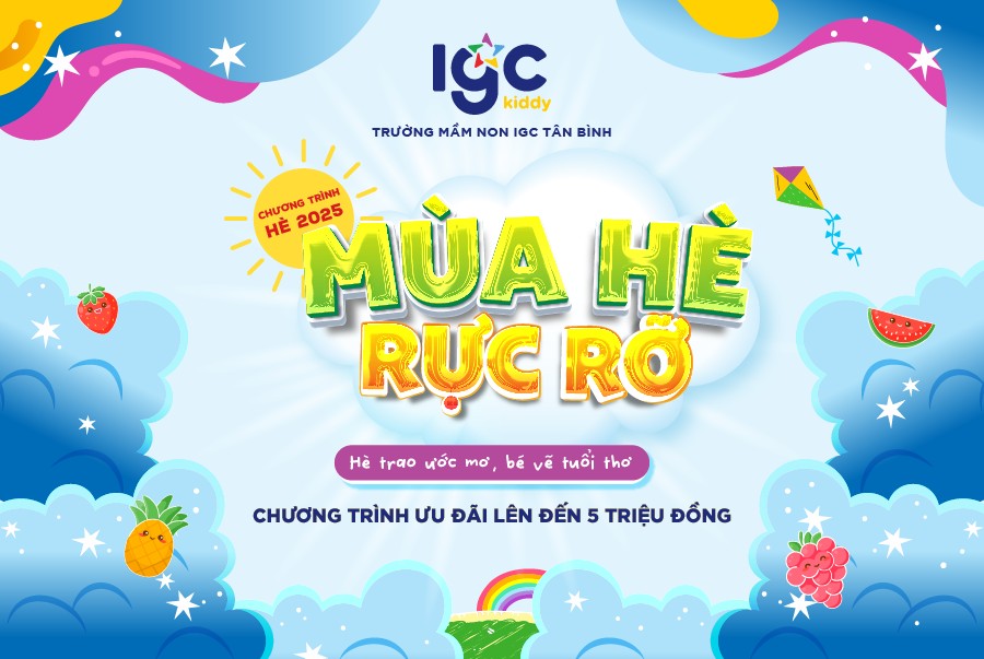 HÈ NÀY, CON HỌC GÌ Ở IGC KIDDY TÂN BÌNH?