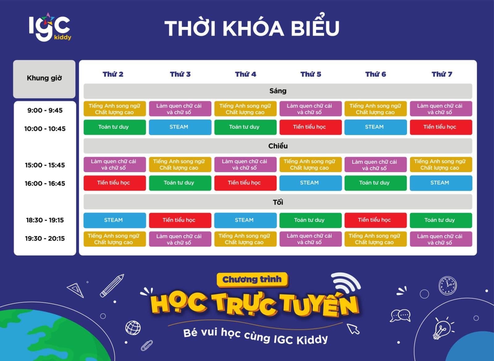 Chương trình học trực tuyến