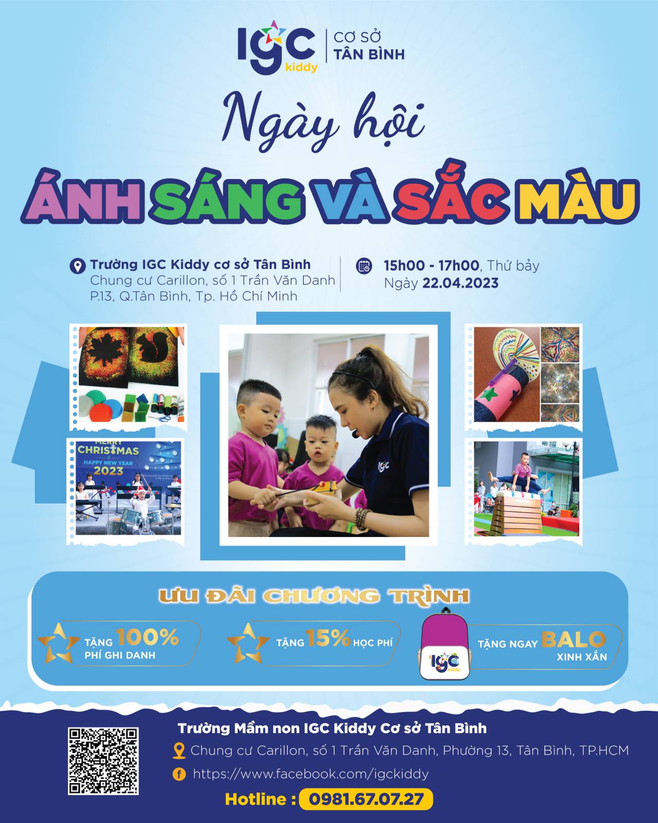 SỰ KIỆN NGÀY HỘI ÁNH SÁNG VÀ SẮC MÀU