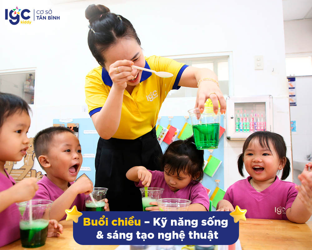 Buổi chiều tại IGC Kiddy cơ sở Tân Bình