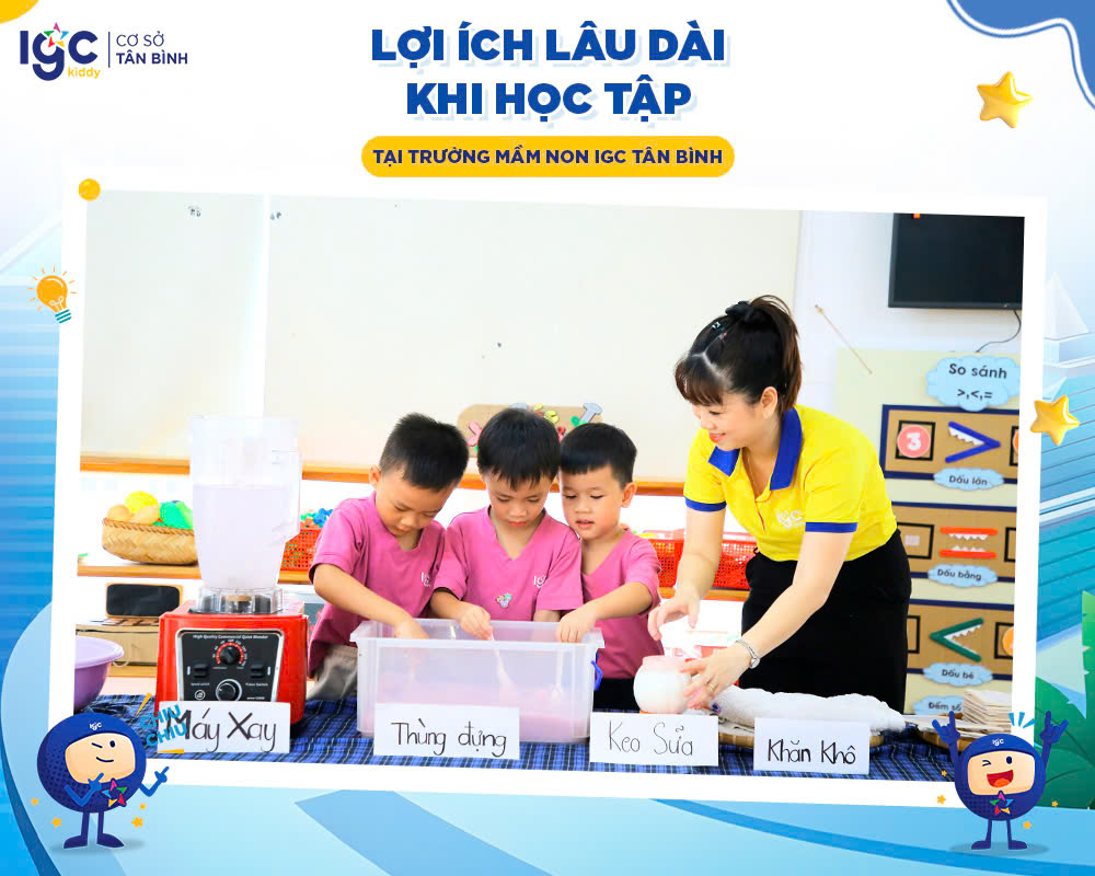 Lợi ích lâu dài khi học tập tại Trường Mầm non IGC Tân Bình
