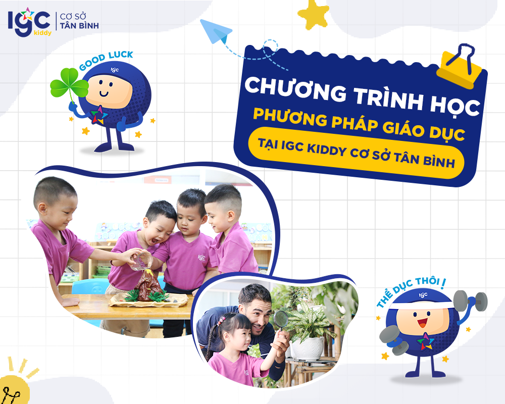 Chương trình học tại IGC Kiddy cơ sở Tân Bình